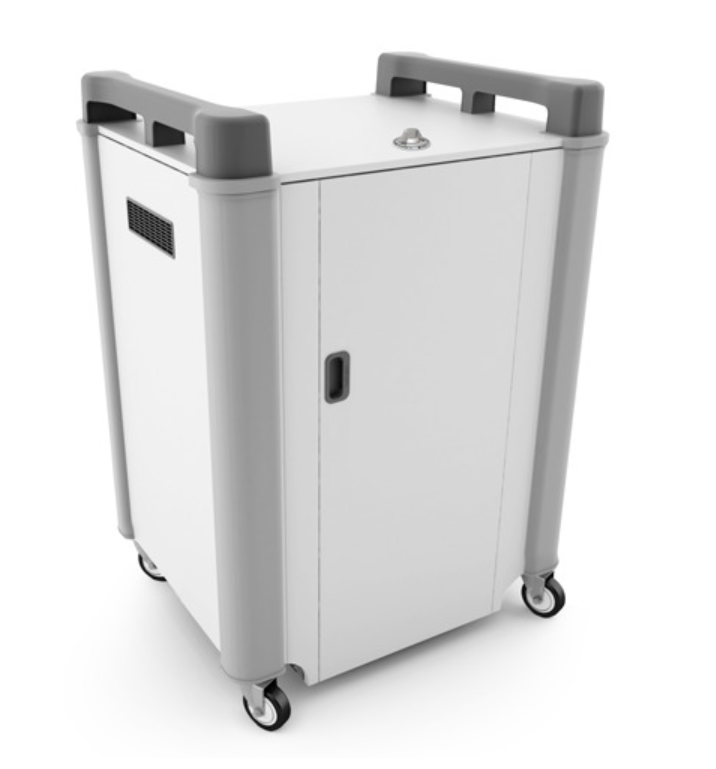 LapCabby 16H Laptop Storage and Charging Trolley - Charcoal