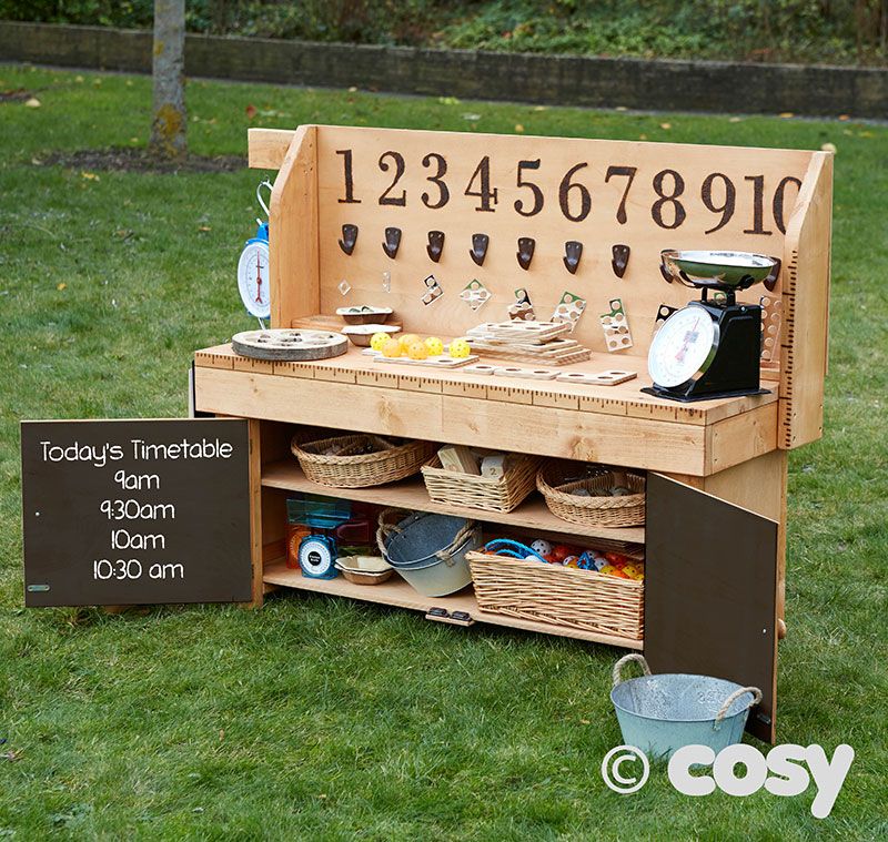 Early Years Wooden Maths Learning Station
