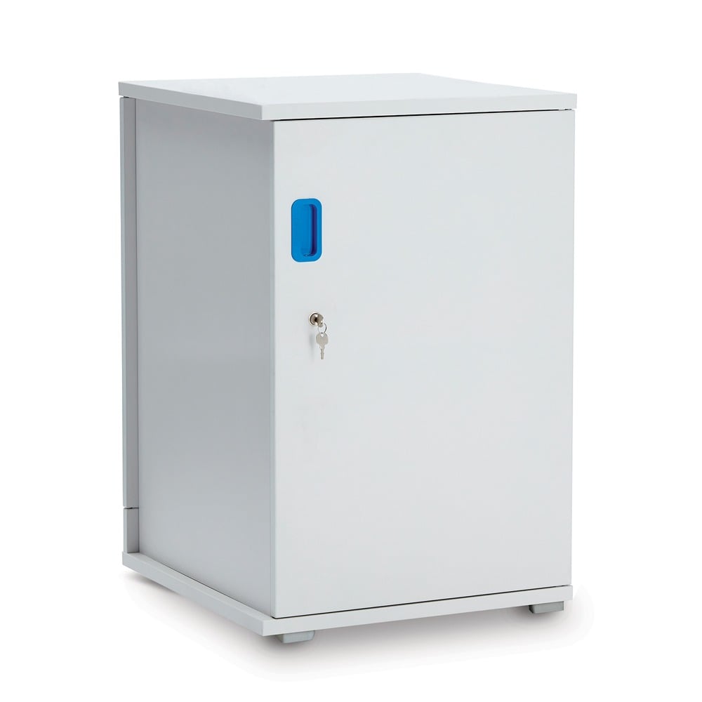 LapCabby Lyte Single Door 20-Device Metal Shelf Charging Cabinet
