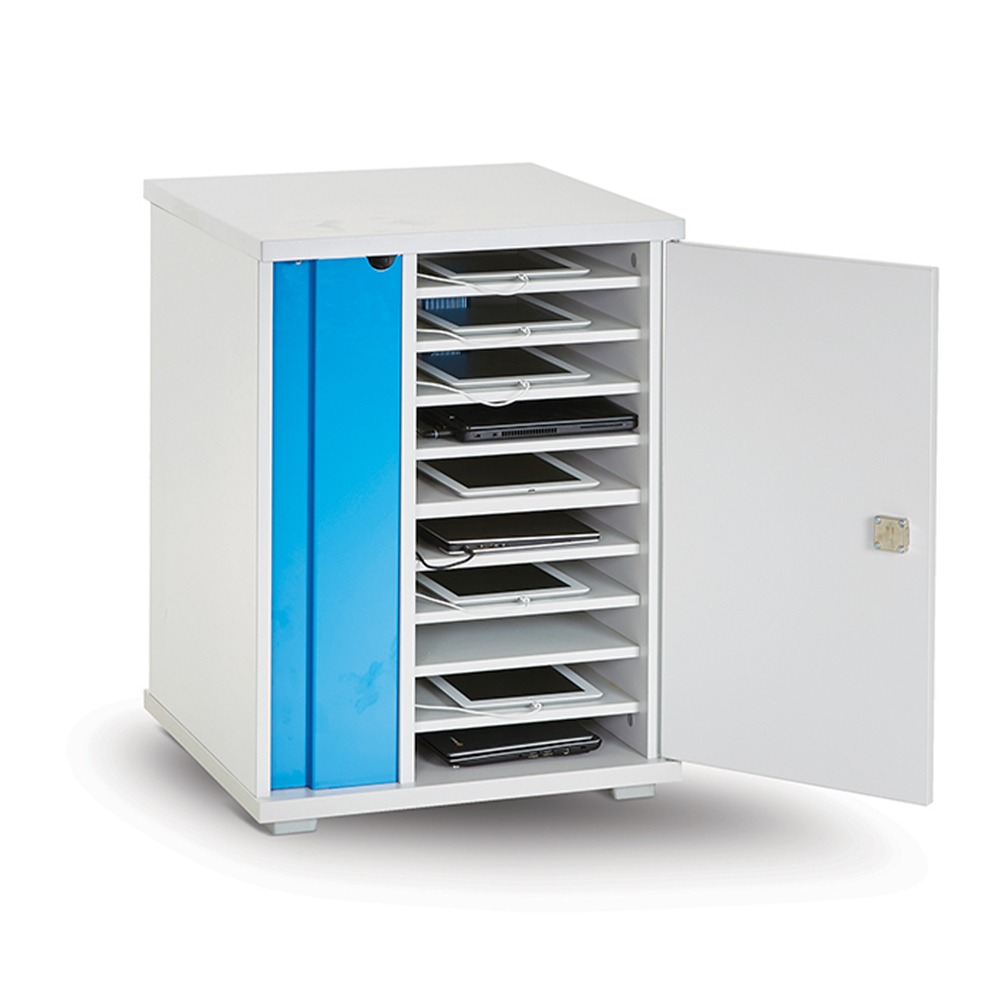 LapCabby Lyte Blue 10 Single Door ICT Storage Unit