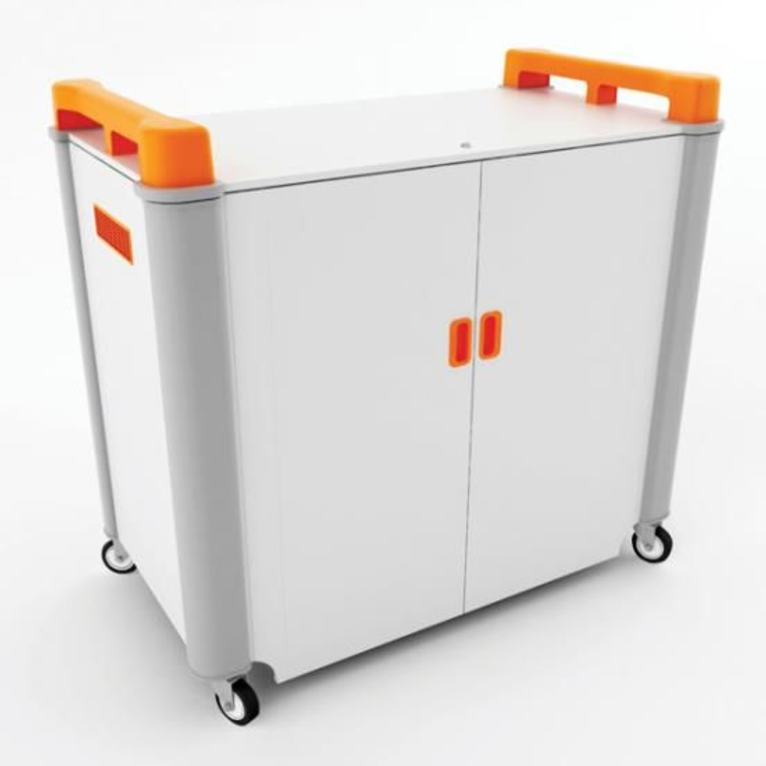 LapCabby 32H Laptop Storage & Charging Trolley- Orange
