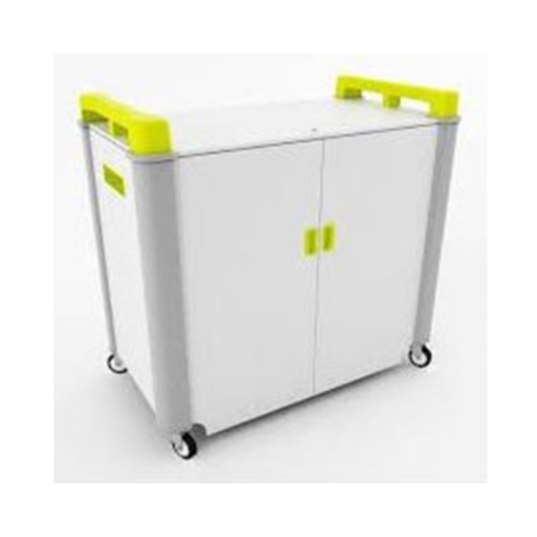 LapCabby 32H Laptop Storage & Charging Trolley-Lime
