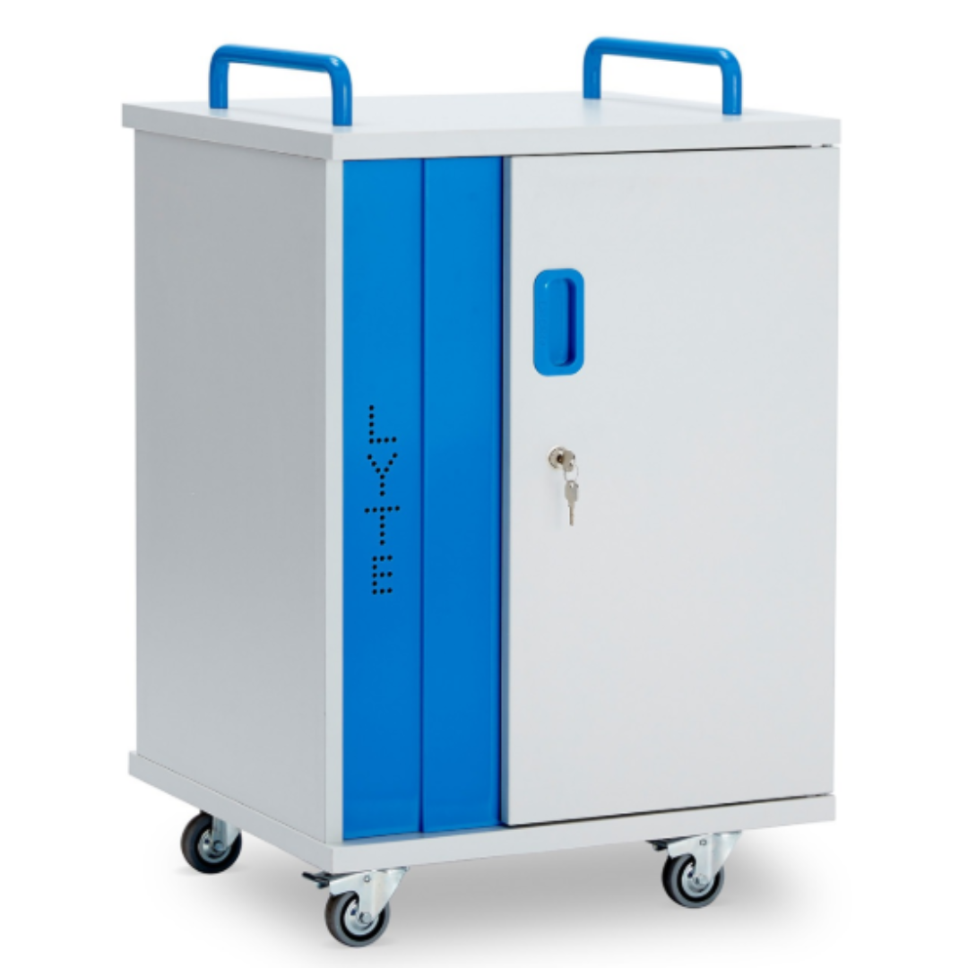 LapCabby Lyte Single Door 10-Device Mobile Charging Cabinet