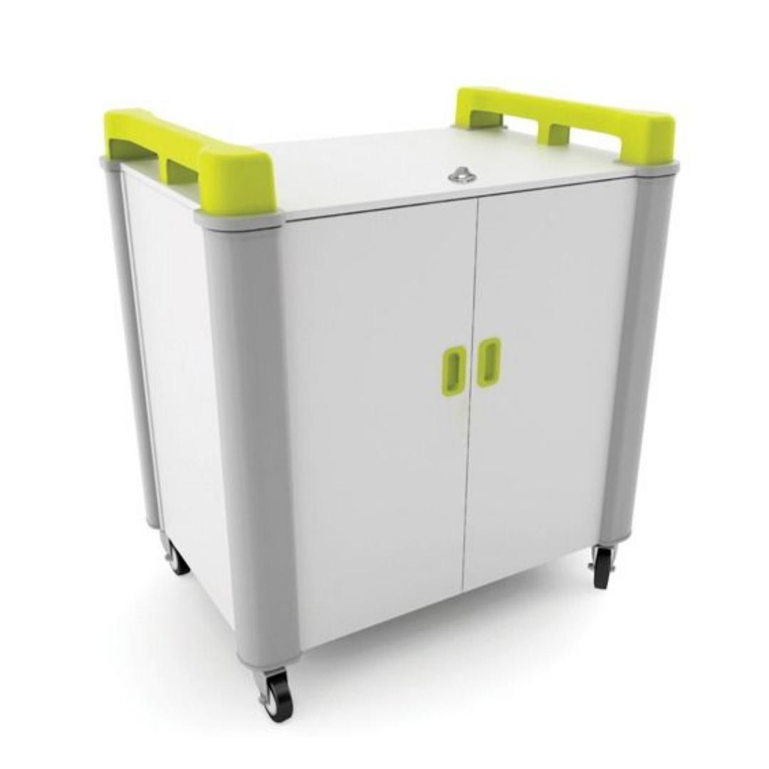 LapCabby 20V Laptop Storage & Charging Trolley-Lime