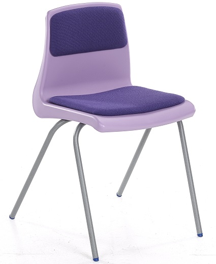 Metalliform NP Classroom Chair with Seat and Back Pad